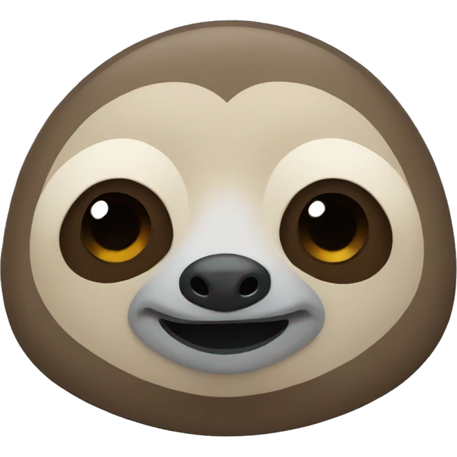 Sloth with a short mustache  emoji
