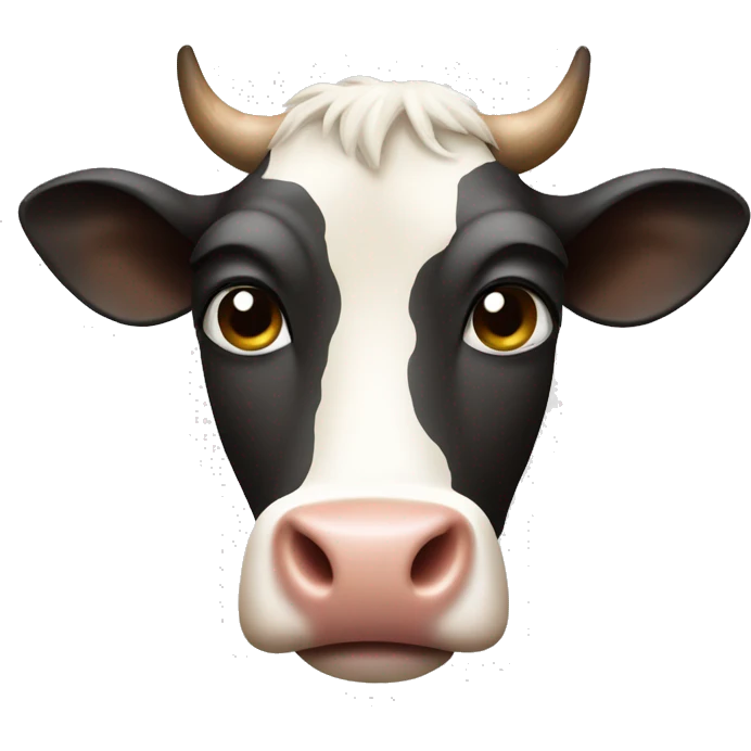 a cow with nipples emoji