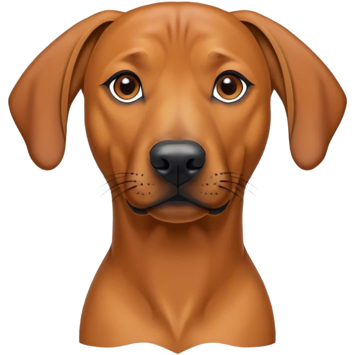 Rhodesian Ridgeback mix smaller ears emoji