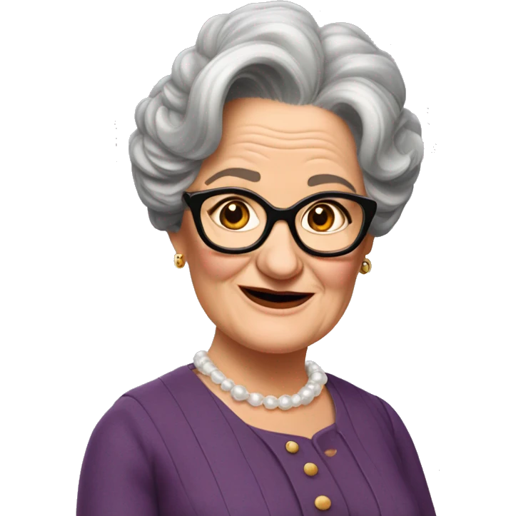 Mrs doubtfire emoji