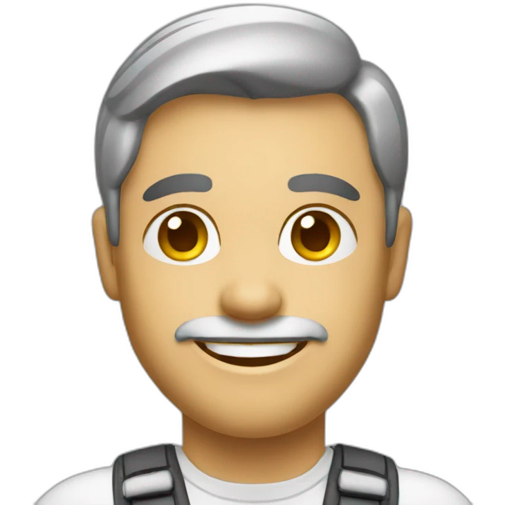 a Swedish immigrant who is happy and does not work in the service industry emoji