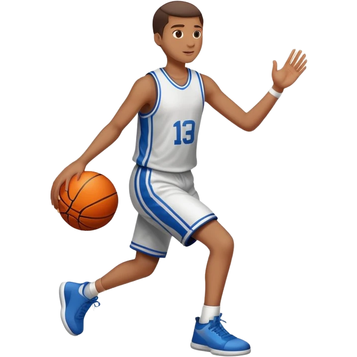 playing basketball emoji