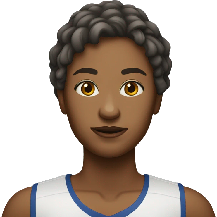 женщина в спортивной одежде делает приседания  emoji