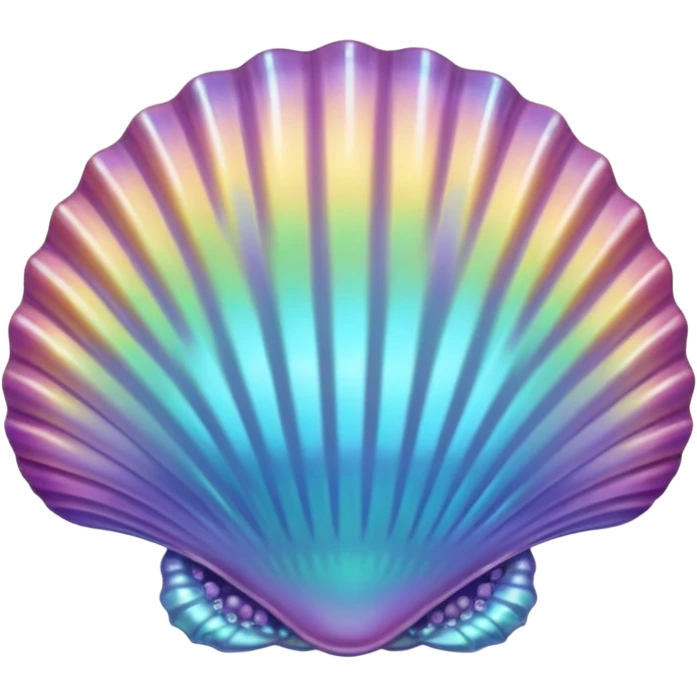 sea shell with pearls emoji