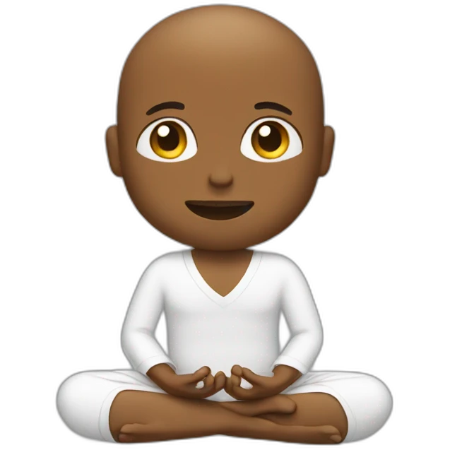 meditate emoji