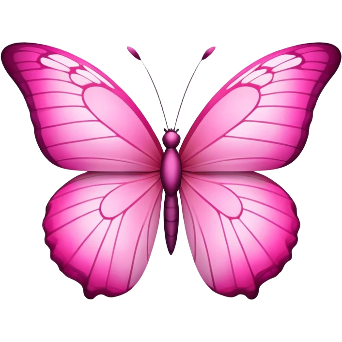 pink butterfly emoji