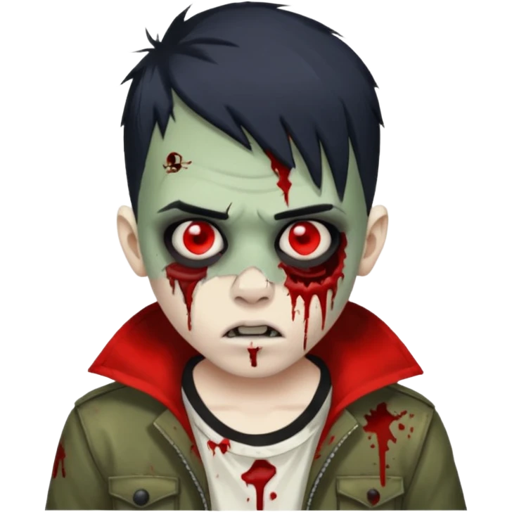 boy swag with nostril, modcut,  zombie emoji