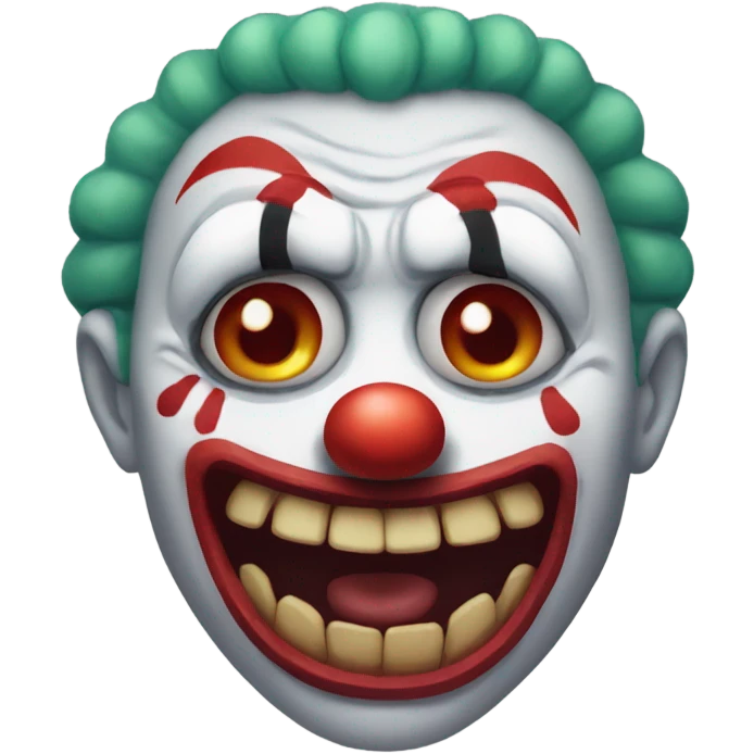 Scary clown  emoji