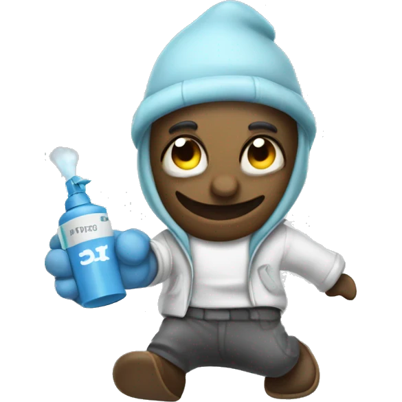 Anthropomorphic febreez spray emoji