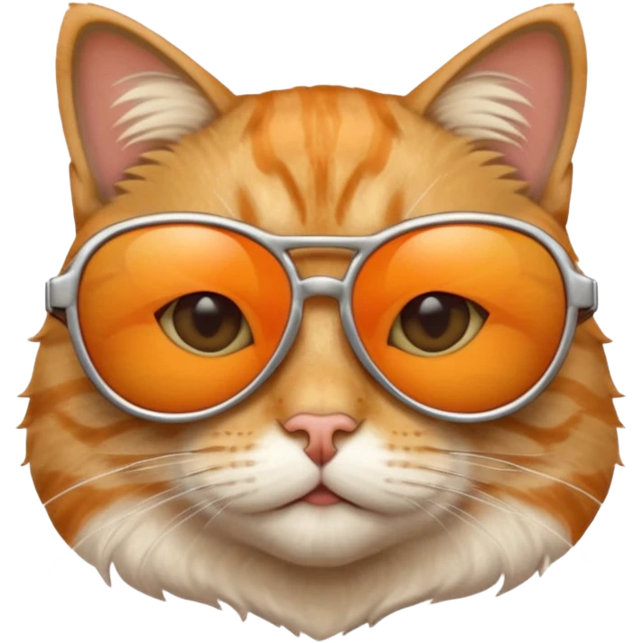 Cat wearing sunglasses emoji