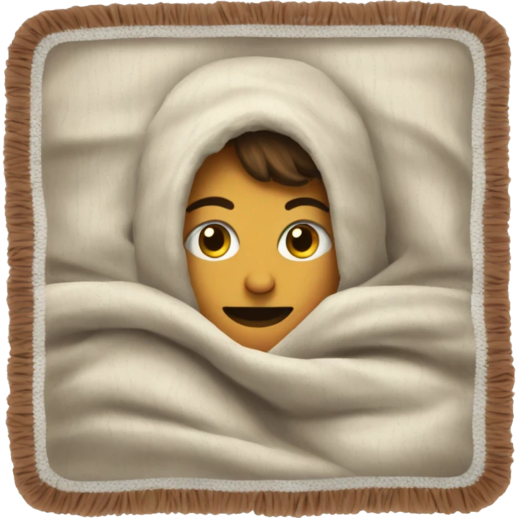Cozy blanket emoji