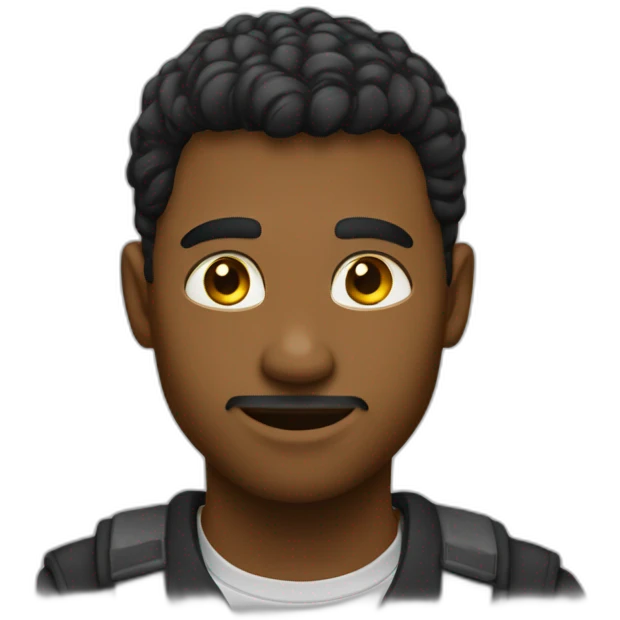 Чёрный кот с жёлтым бантом emoji