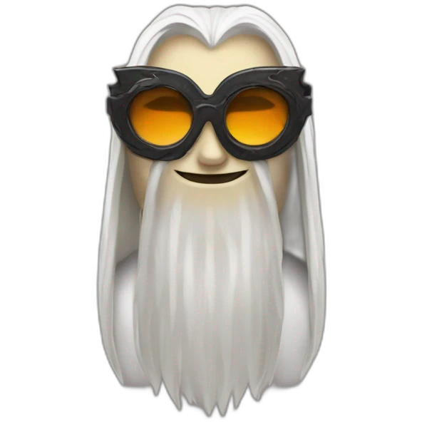 sauron with party glasses emoji