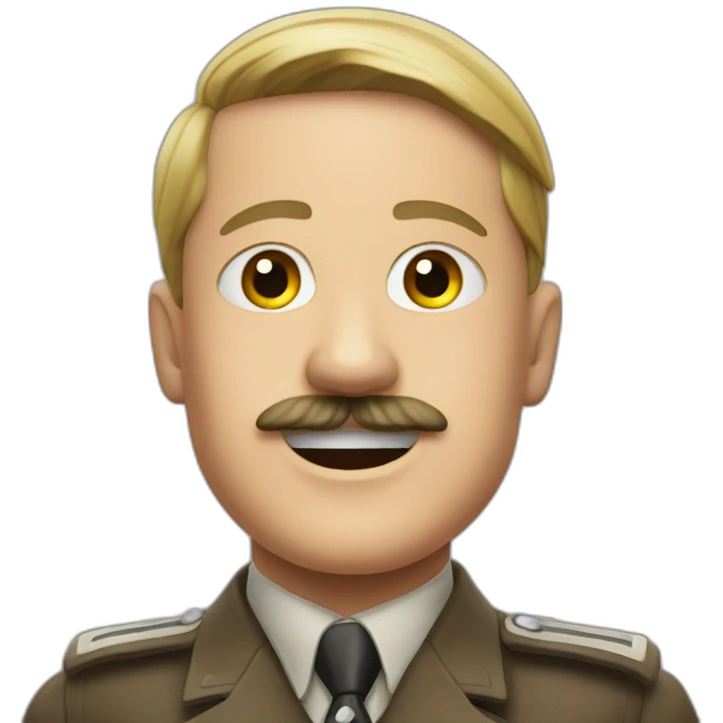Hitler joyeux emoji