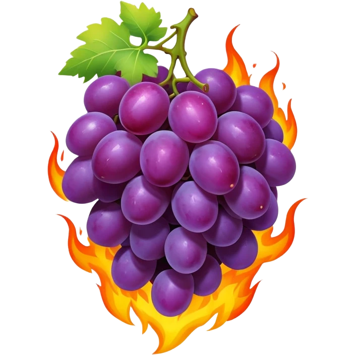 grape fire emoji
