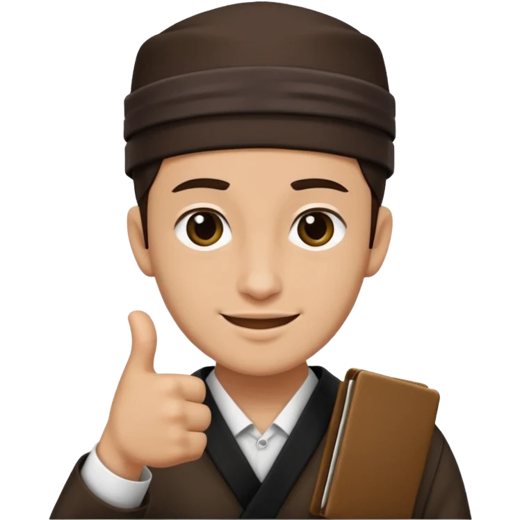 Tefillin hand thumbs up emoji