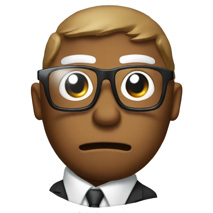poop with glasses and a rolex and a suit emoji