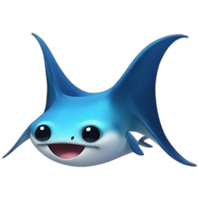 Cute little Manta  emoji