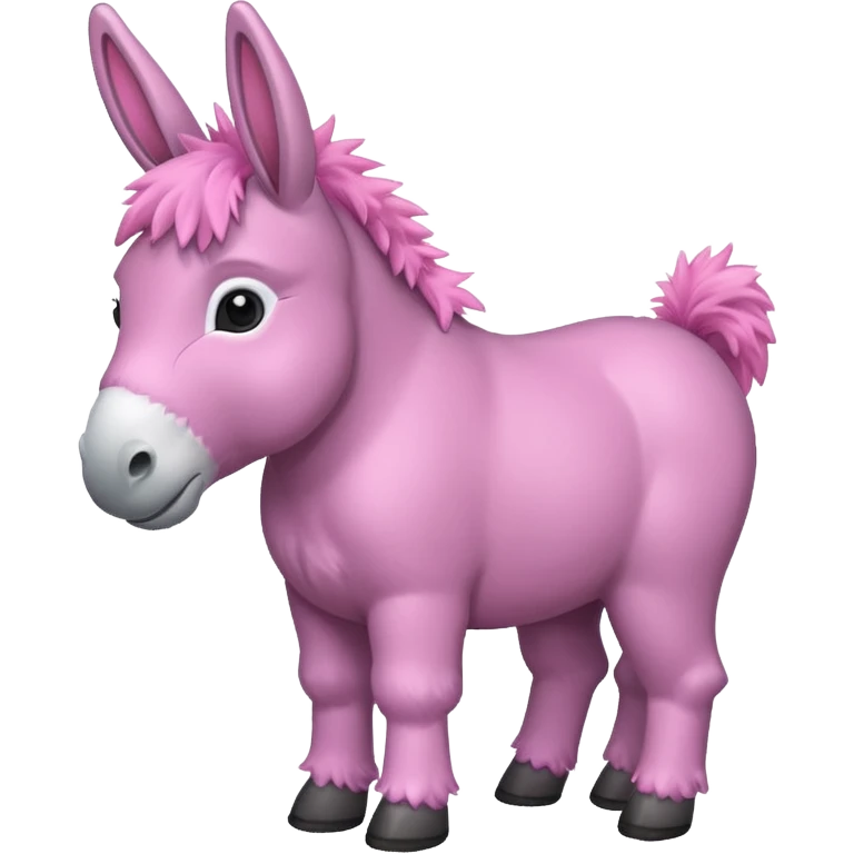 pink donkey emoji