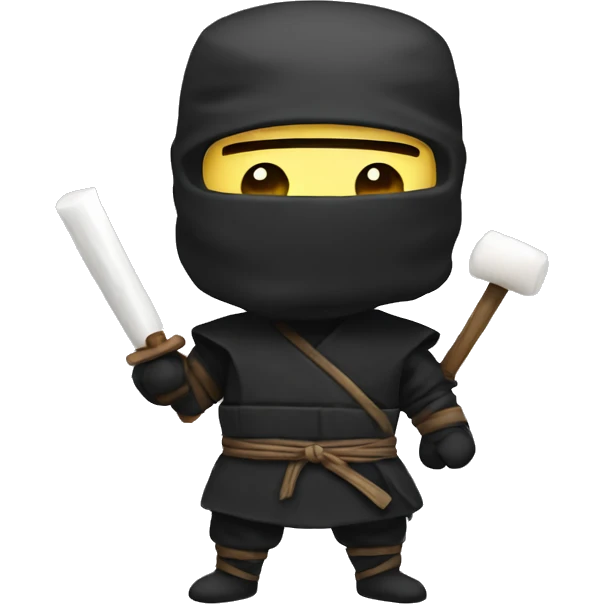 marshmellow ninja character emoji