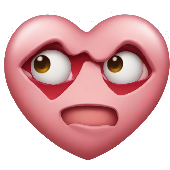 Heart squeeze emoji