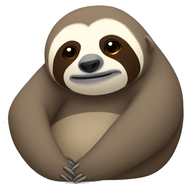 Depressed sloth emoji