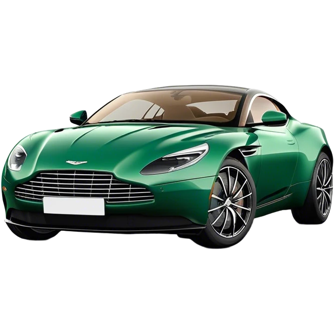Aston Martin DB11 - Aston Martin (Model Year: 2022) (Iconic colour: Green) emoji