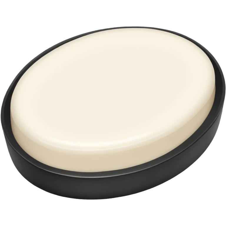 oval white soap emoji