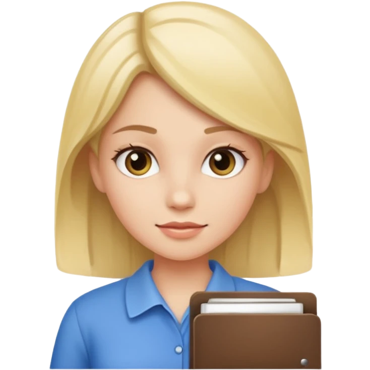 File and girl emoji