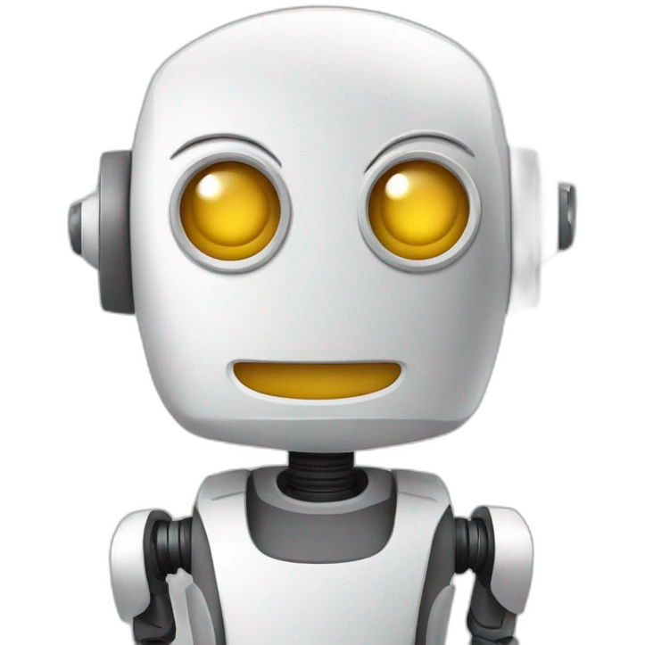 happy blog robot emoji