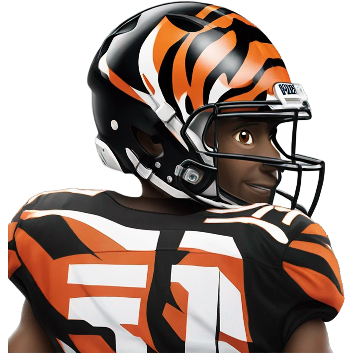 Just chase number 1 Cincinnati bengals emoji