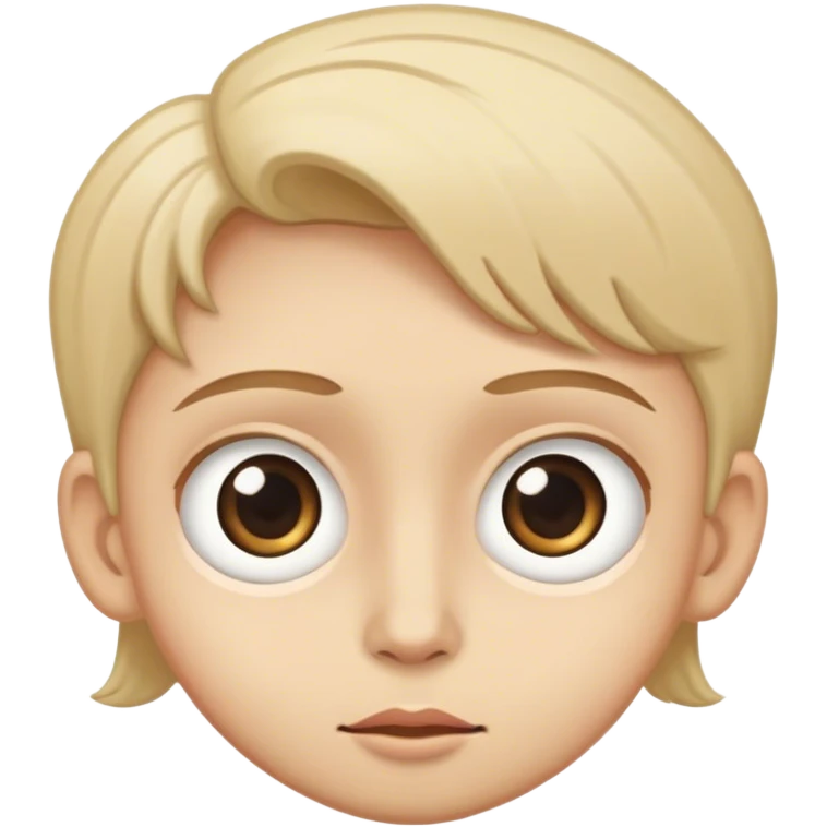 Face with big eyes emoji