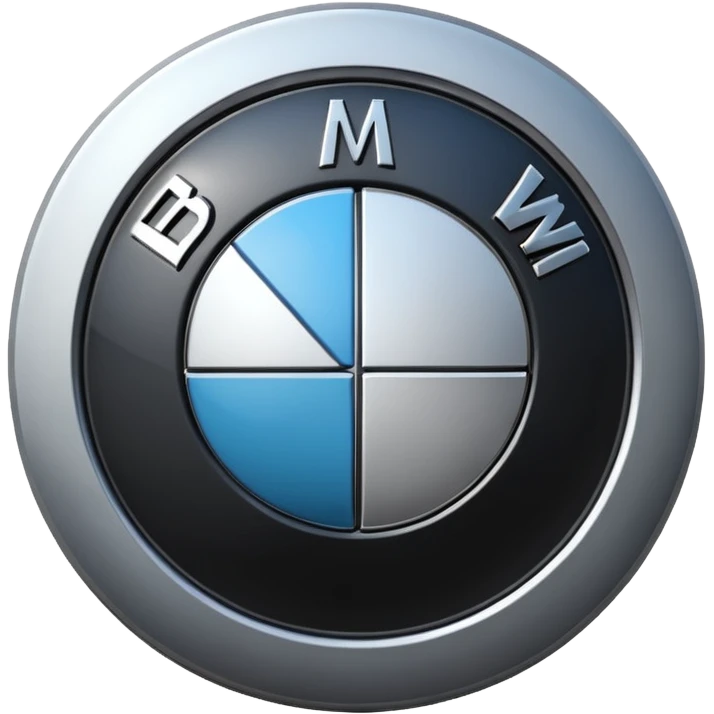 BMW logo emoji 3d emoji