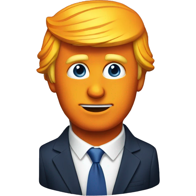 Trump as Cheeto emoji