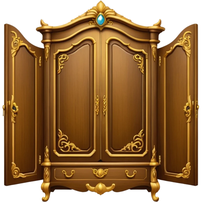 the lady who was turned into a wardrobe by magic, a character from the fairy tale Beauty and the Beast emoji