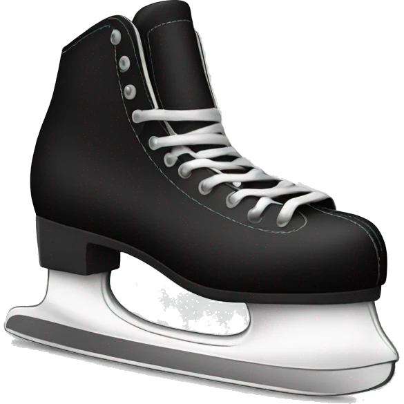 ICE skates black emoji