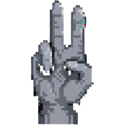 two fingers pointing upward emoji
