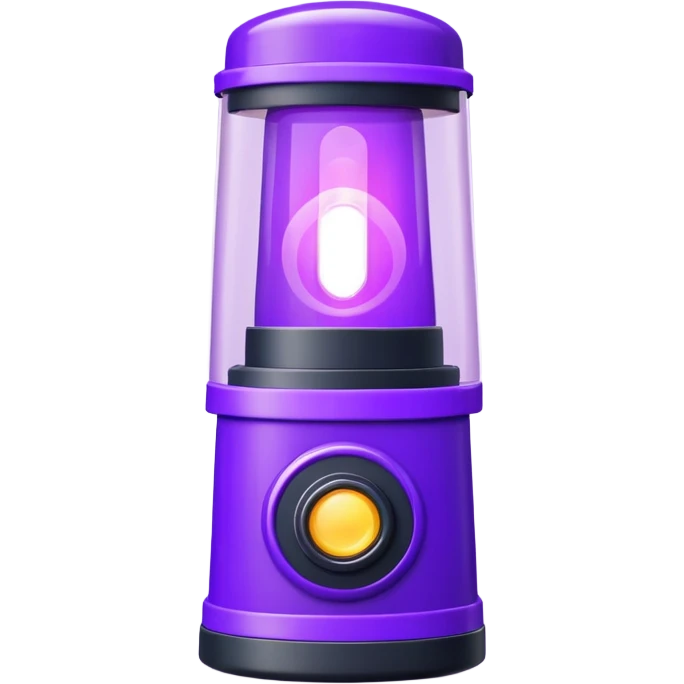 purple police siren emoji