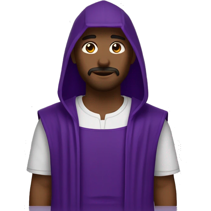 Nazareno capirote morado emoji