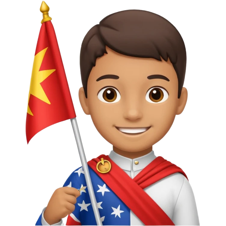 Flag Bearer kid emoji