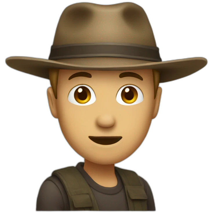 Big dumb hat emoji