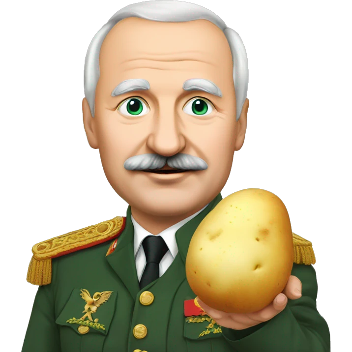 lukashenko with potato emoji