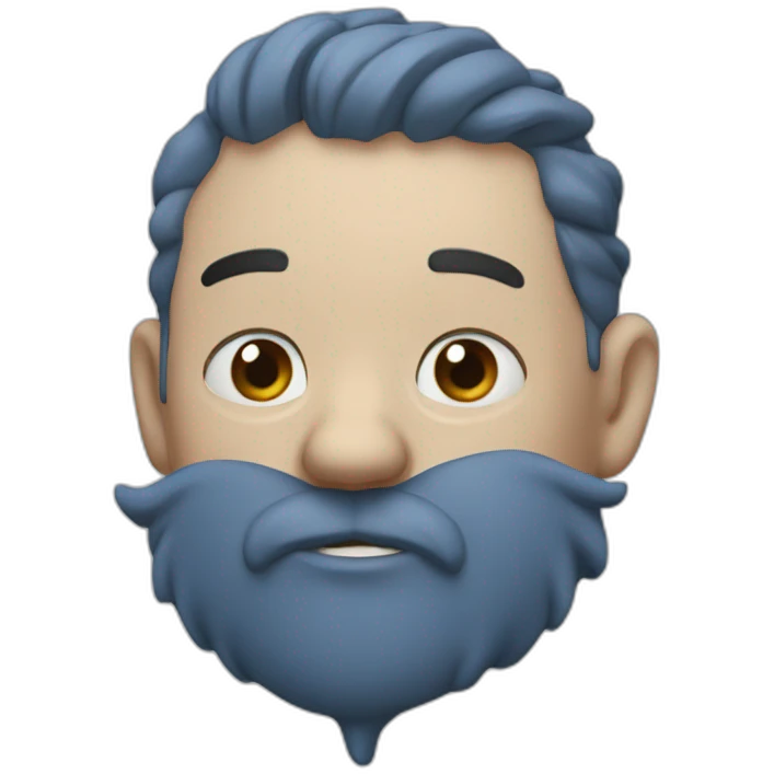 Caca bleu et rouge emoji