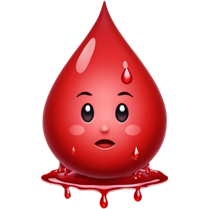 alot of blood drop emoji