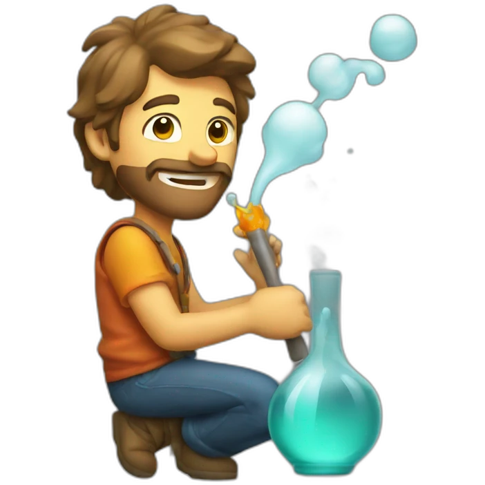 Glass blower emoji