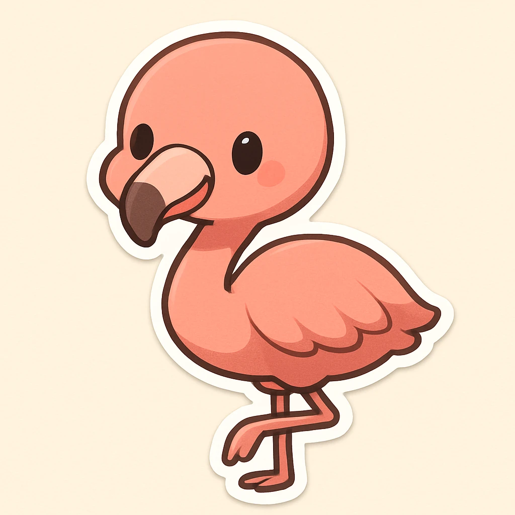 flamingo emoji