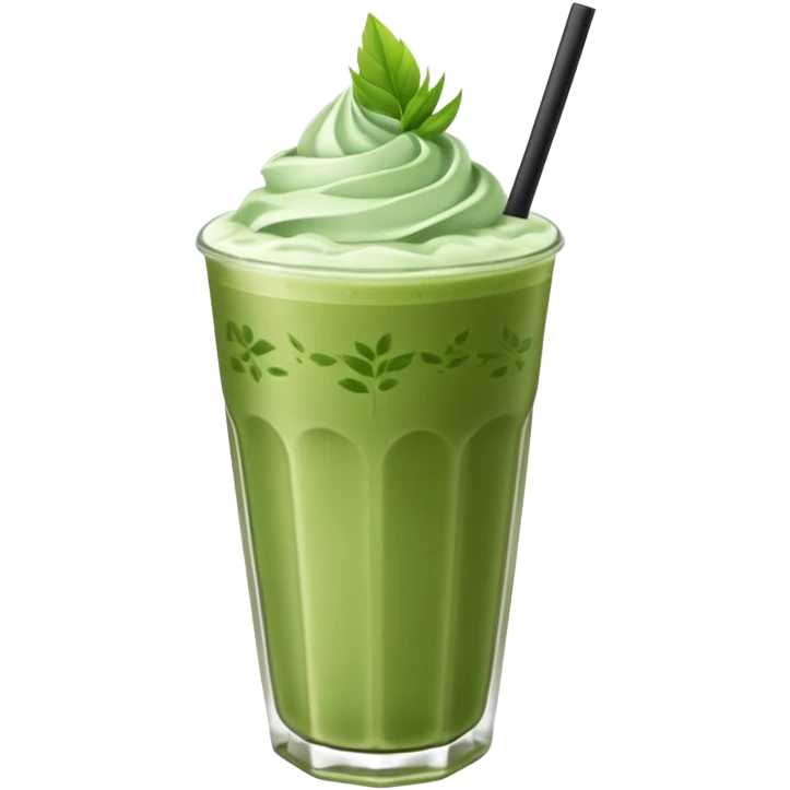 Ein Geier der einen Iced Matcha Latte im Flügel hält.  emoji
