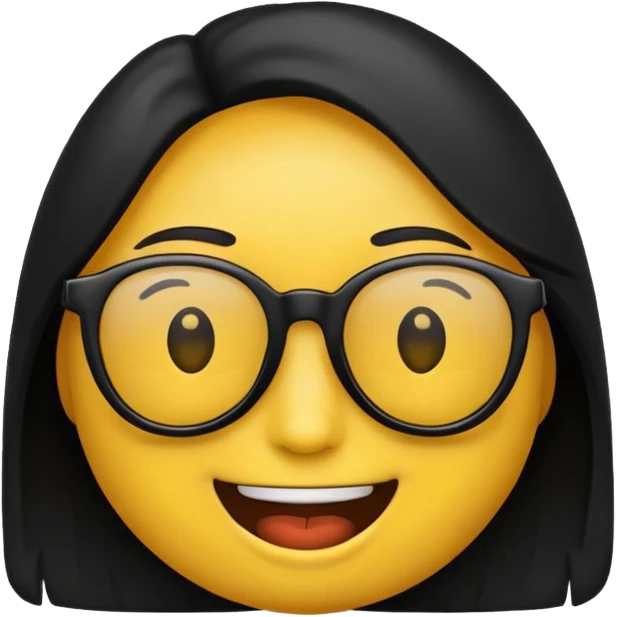 Emoji amarillo con gafas negras tal cual como este como este 😎 emoji