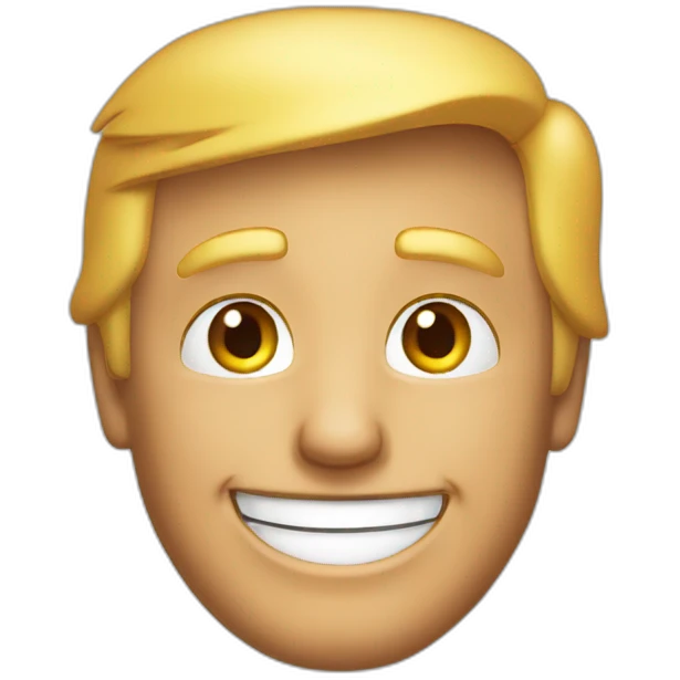 Donald Trump smiling emoji