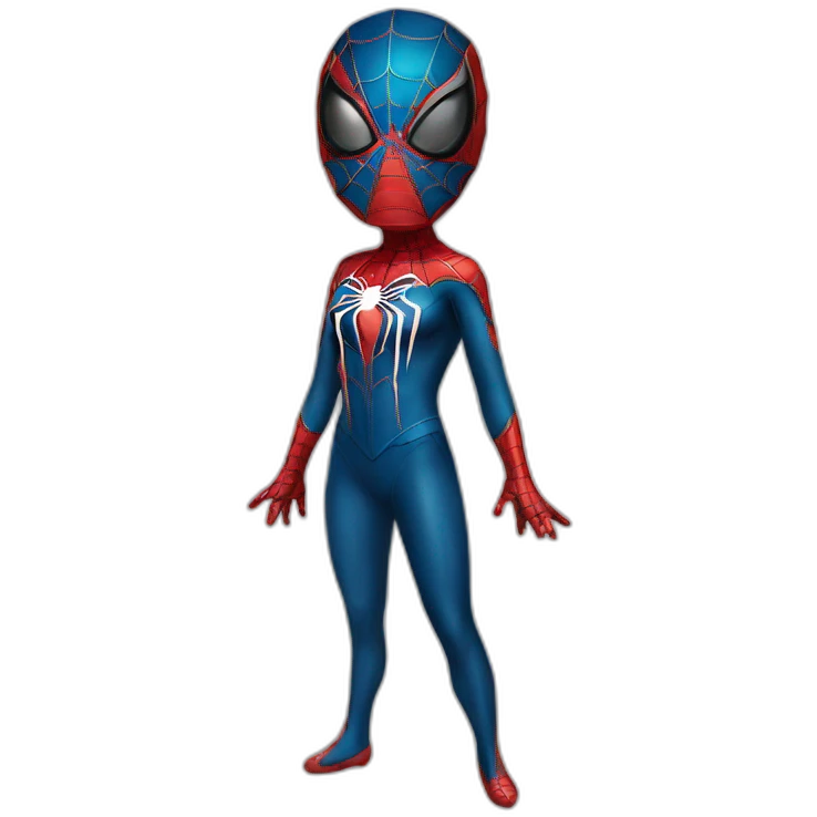 spiderman femme costume emoji